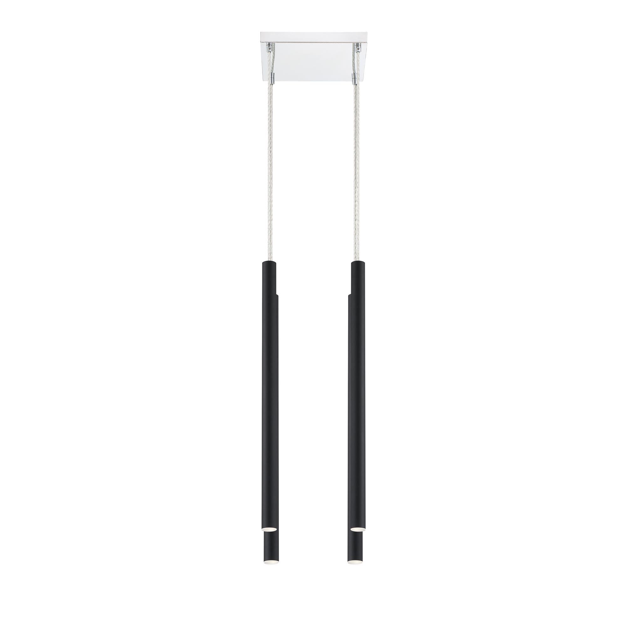 Shown in Chrome finish and Steel glass and Steel shade