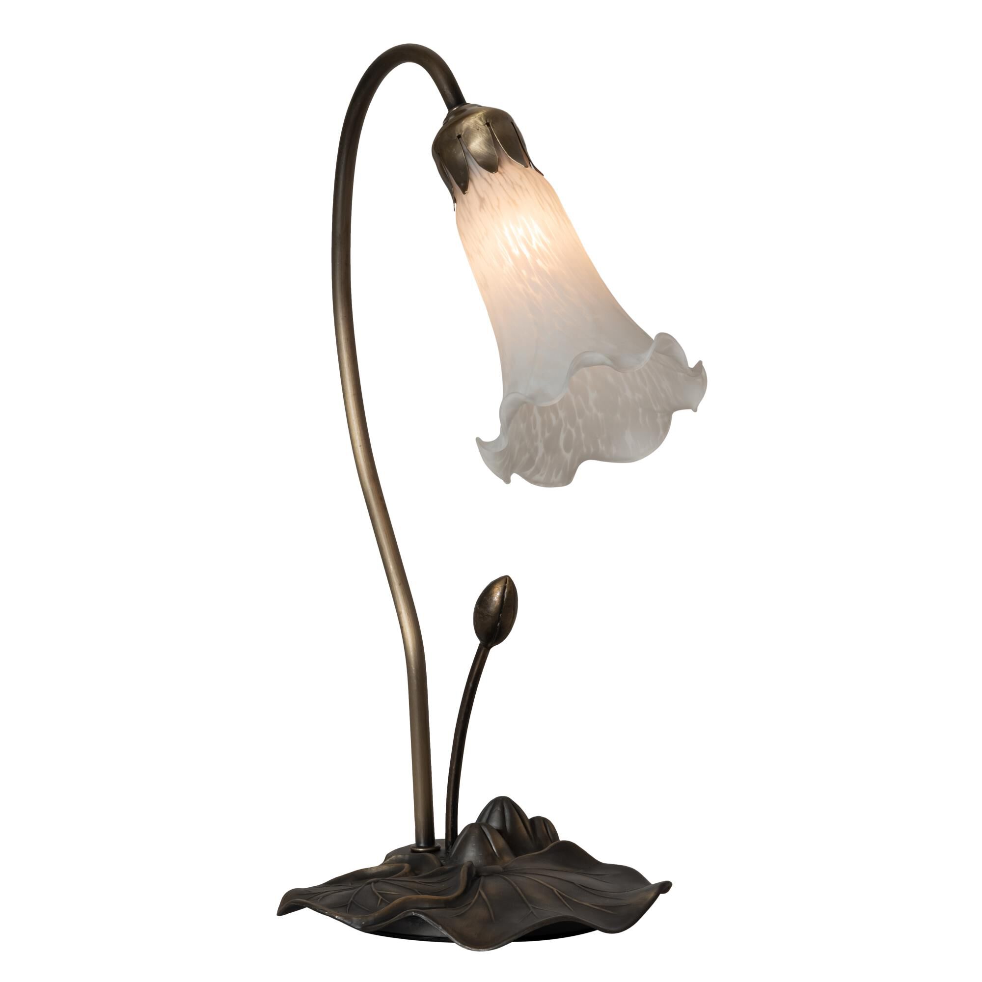 White Pond Lily 16 Inch Table Lamp by Meyda Lighting