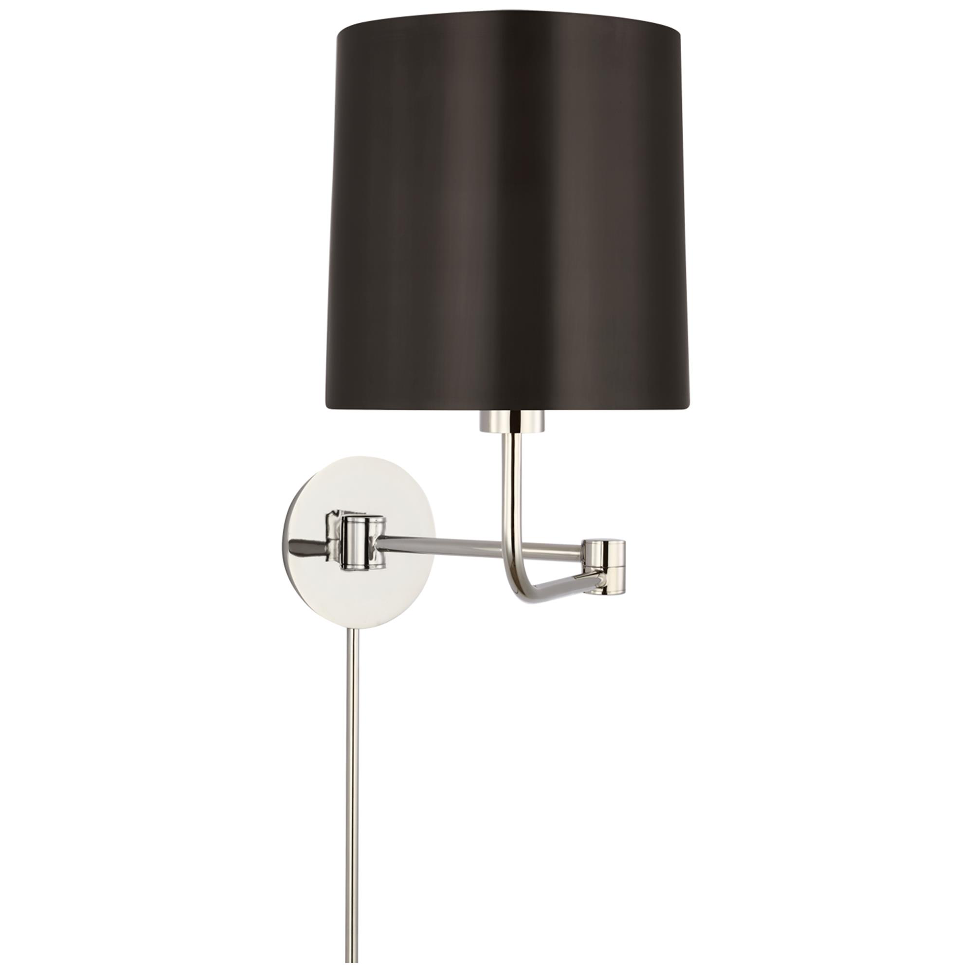 Shown in Polished Nickel finish and Bronze shade