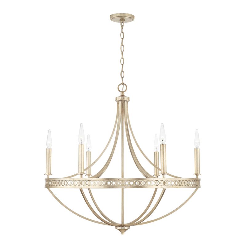 Isabella 30 Inch 6 Light Chandelier by Capital Lighting Fixture Company