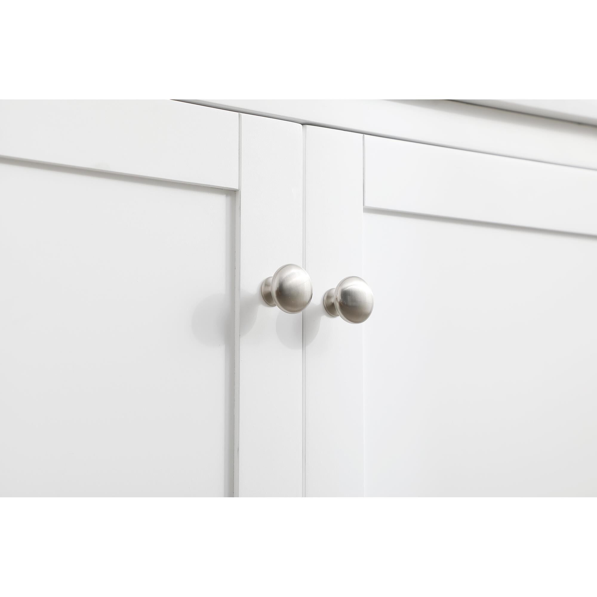 Shown in White finish