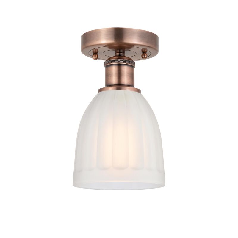 Bruno Marashlian Brookfield 5 Inch 1 Light Semi Flush Mount by Innovations Lighting
