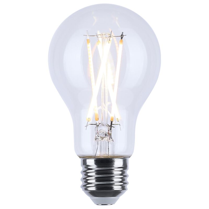 Dimmable 8 Watt 3000K A19 LED Light Bulb by Satco