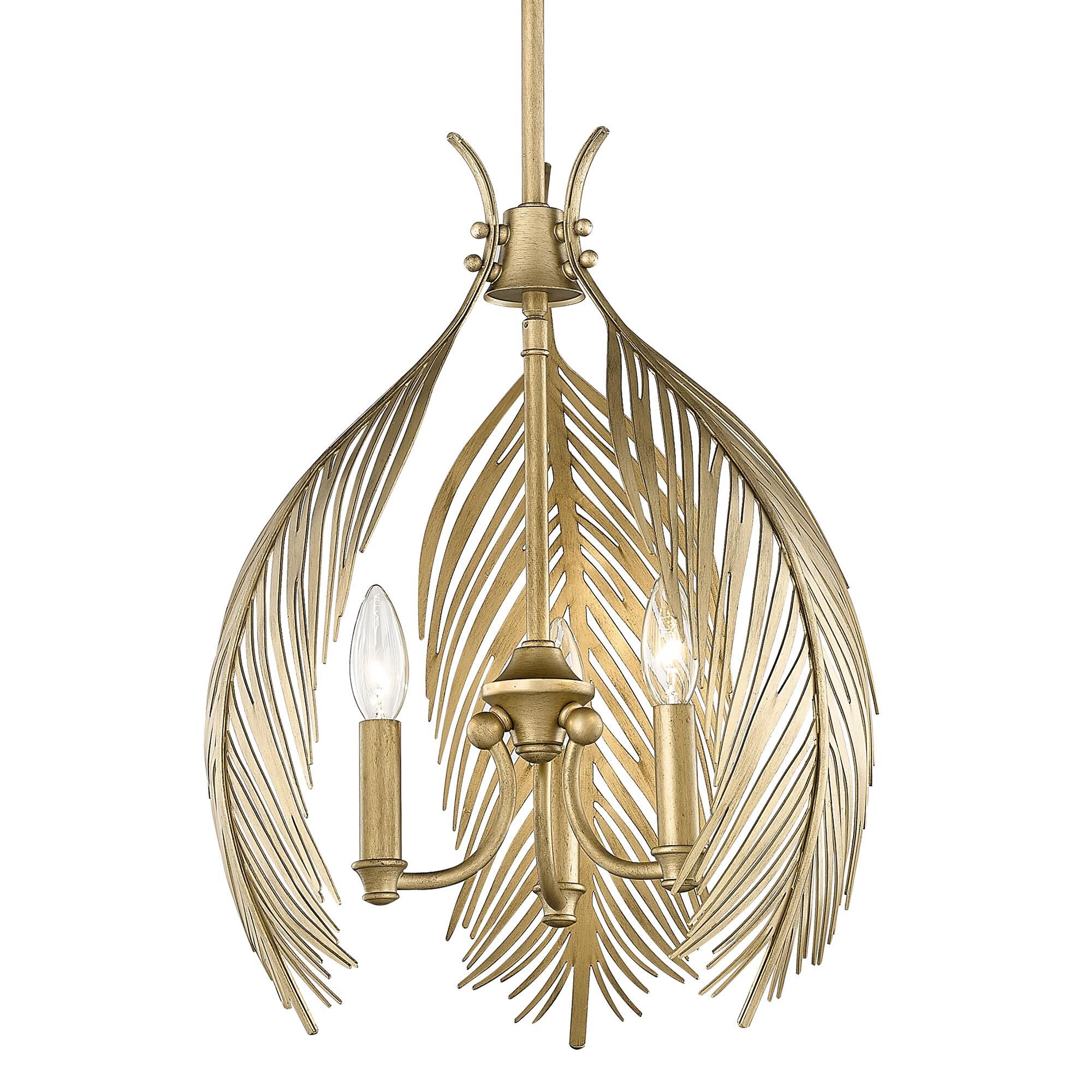 Cay Large Pendant by Golden Lighting