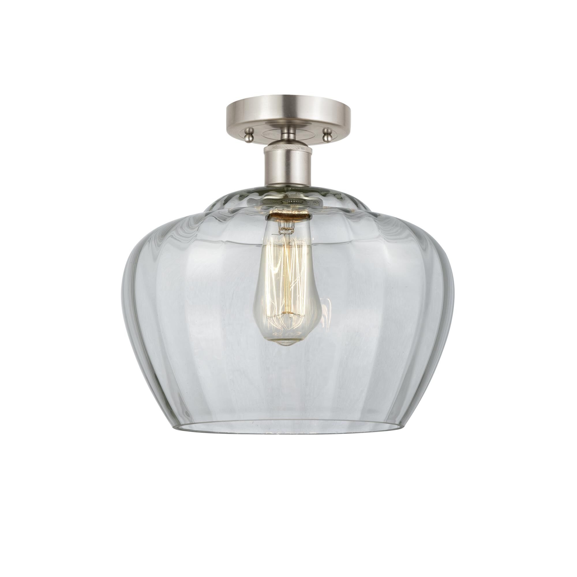 Bruno Marashlian Fenton 11 Inch 1 Light Semi Flush Mount by Innovations Lighting