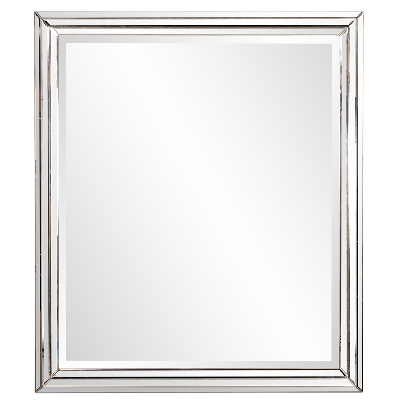 Shown in Multi-Faceted Mirror On Mirror Frame finish