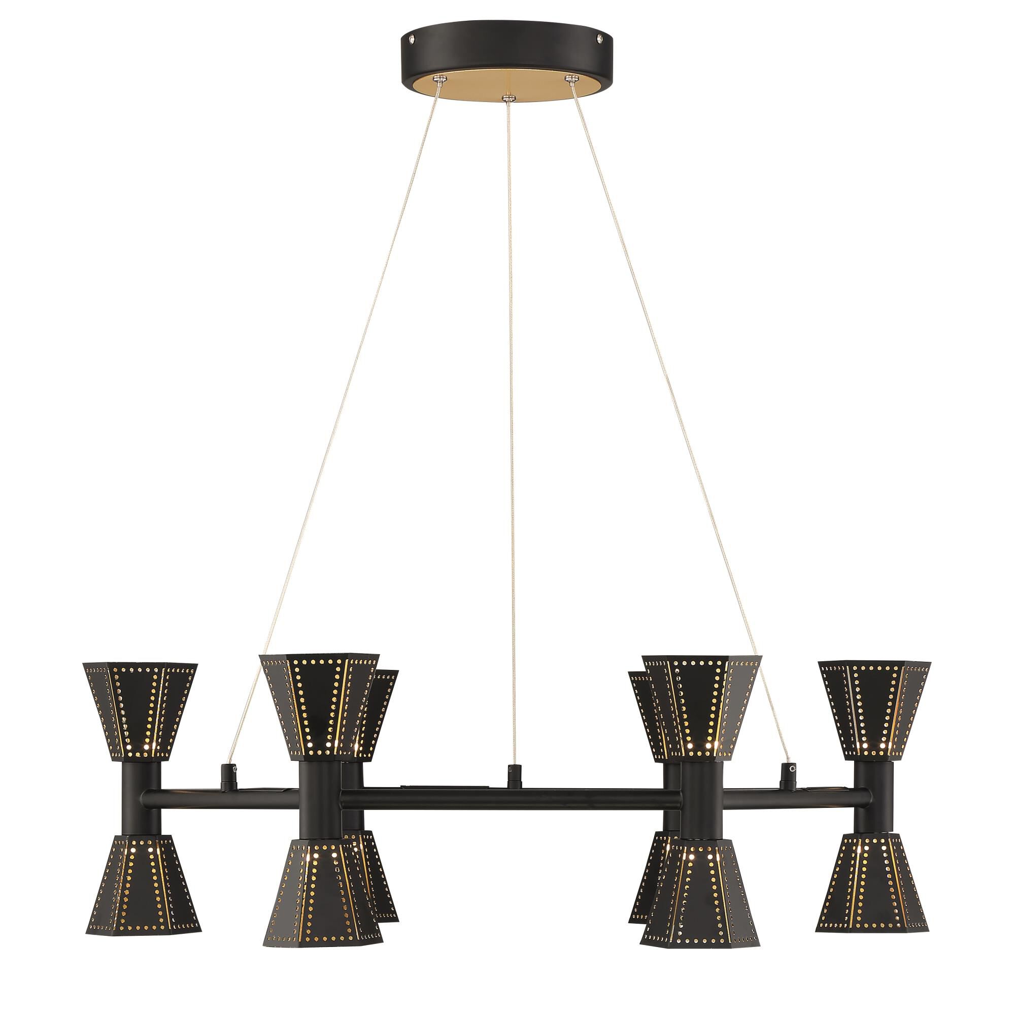 Houston 25 Inch 12 Light LED Chandelier by Arnsberg