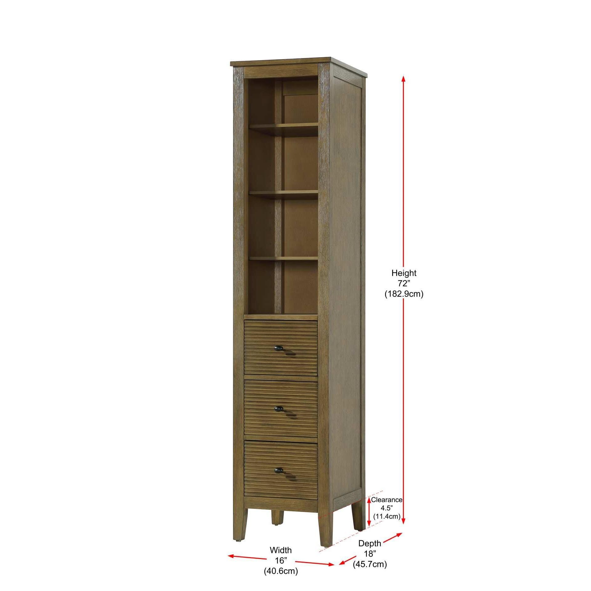 Shown in Hazel Oak finish