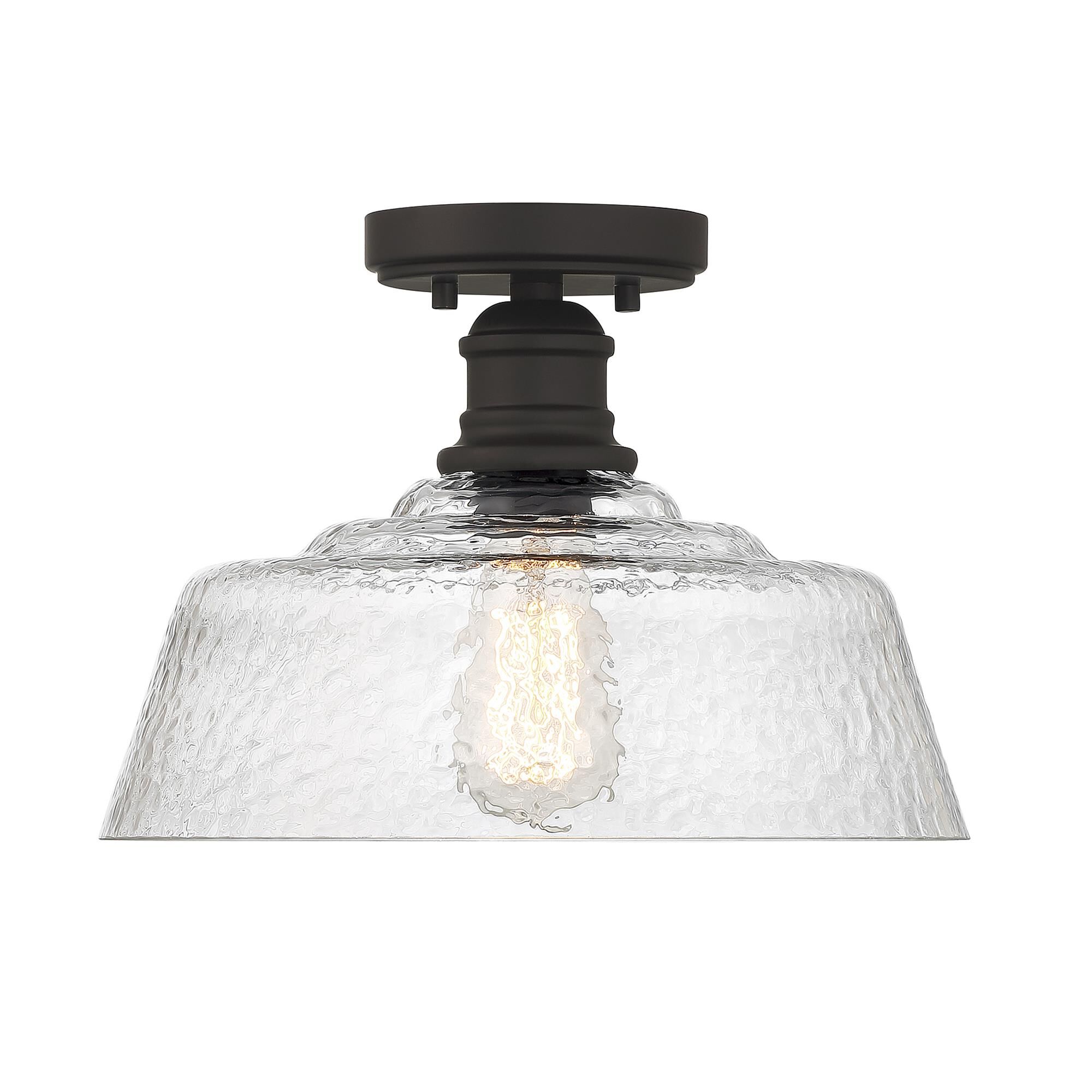 Shown in Oil Rubbed Bronze finish and Vintage glass