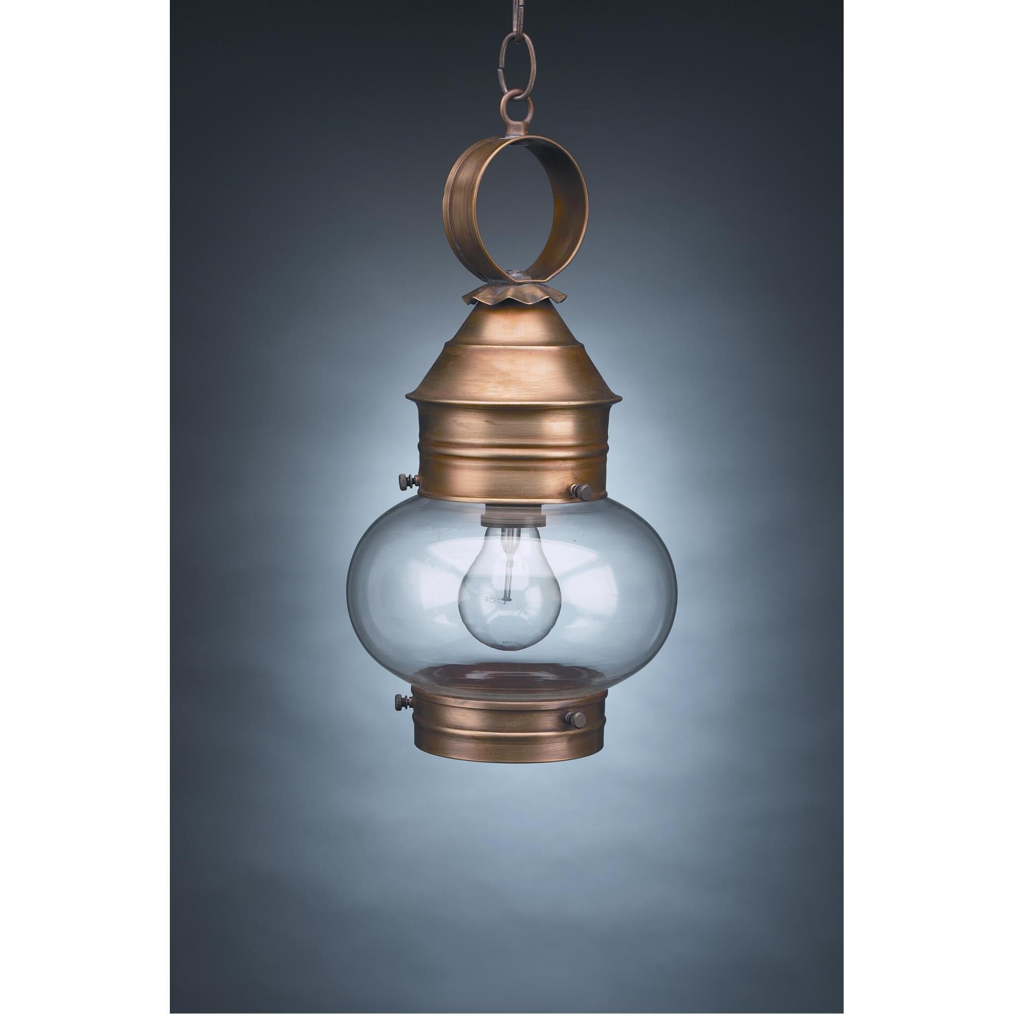 Onion 15 Inch Tall Outdoor Hanging Lantern by Northeast Lantern