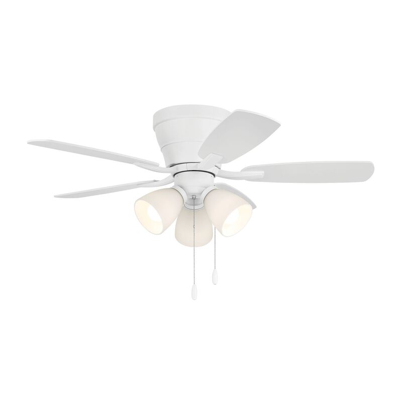 Wheeler 42 3-Light 42 Inch Flush Mount Fan with Light Kit by Craftmade