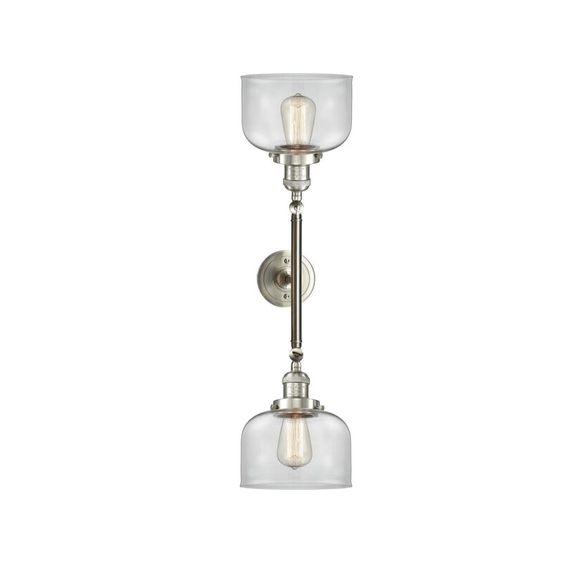 Bruno Marashlian Large Bell 19 Inch 2 Light Bath Vanity Light by Innovations Lighting