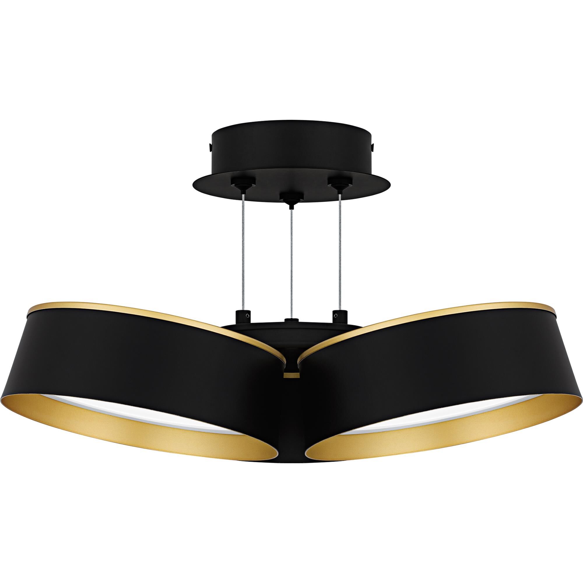 Shown in Matte Black finish and Metal shade