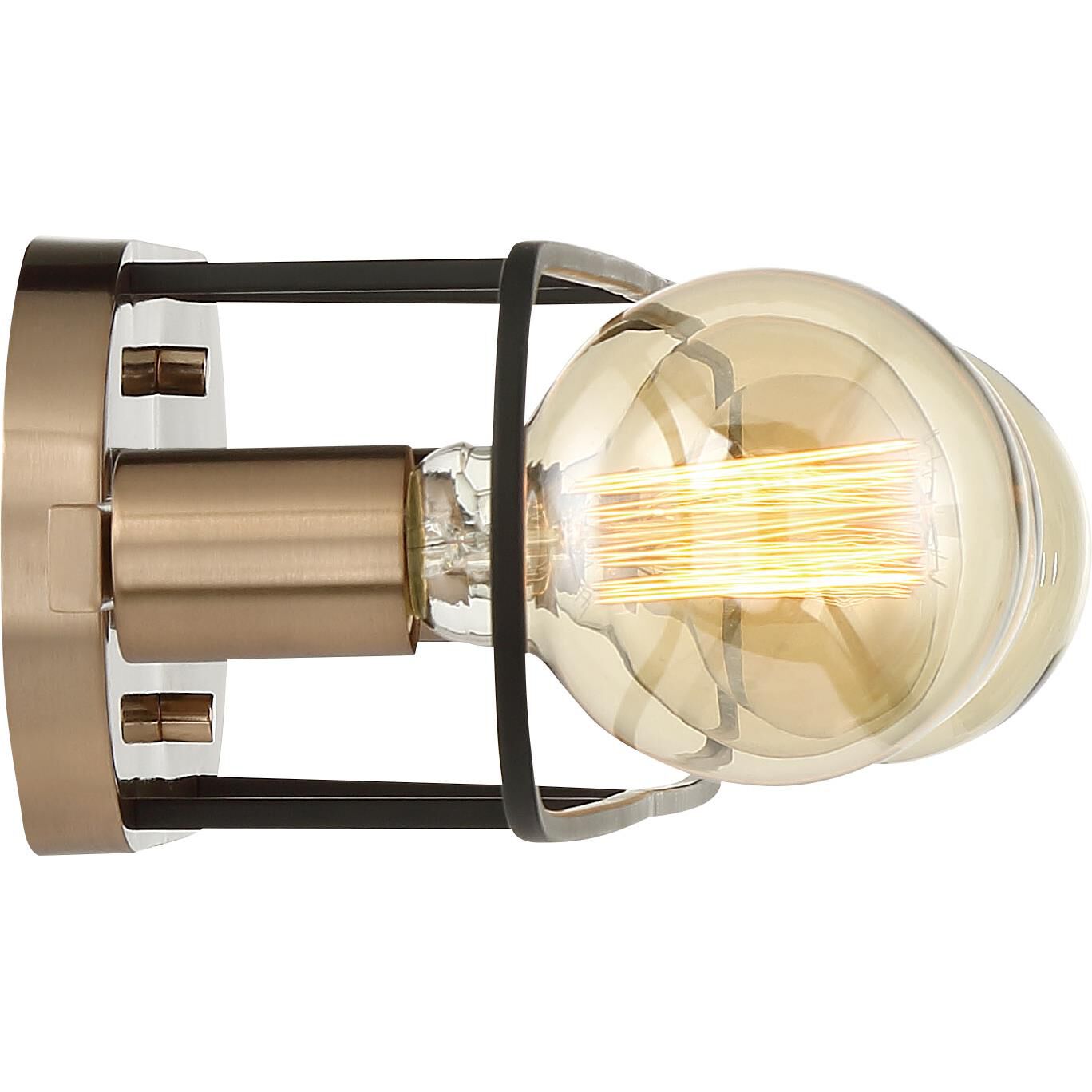 Shown in Copper Brushed Brass - Matte Black finish