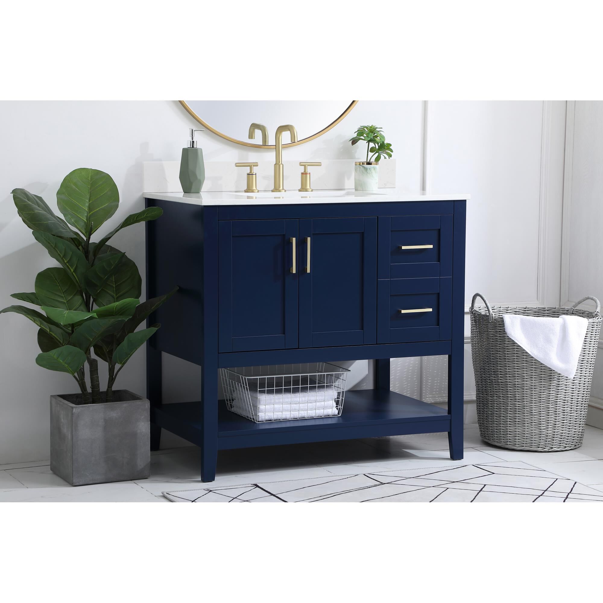 Aubrey Bath Vanity by Elegant Decor