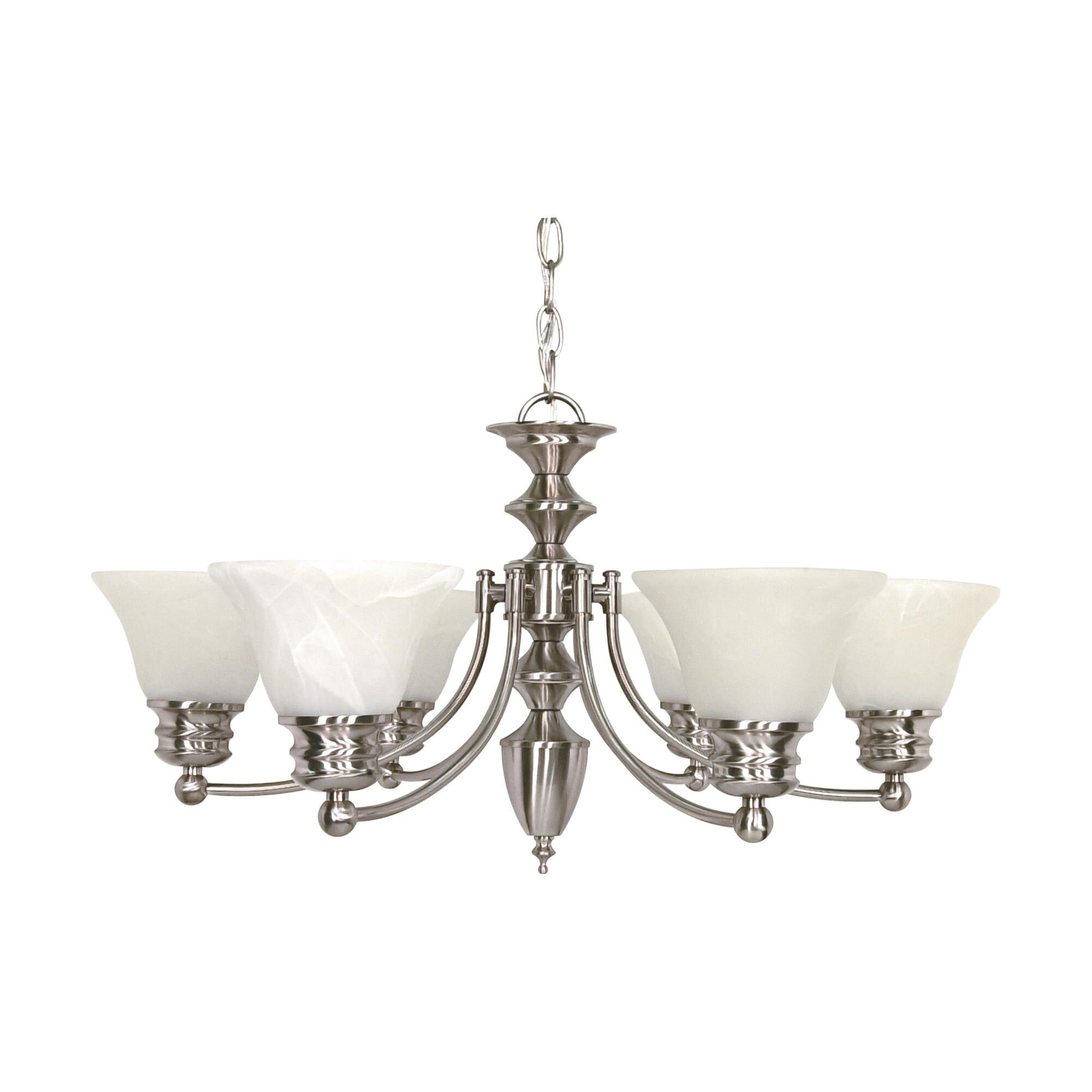 Empire 26 Inch 6 Light Chandelier by Nuvo Lighting