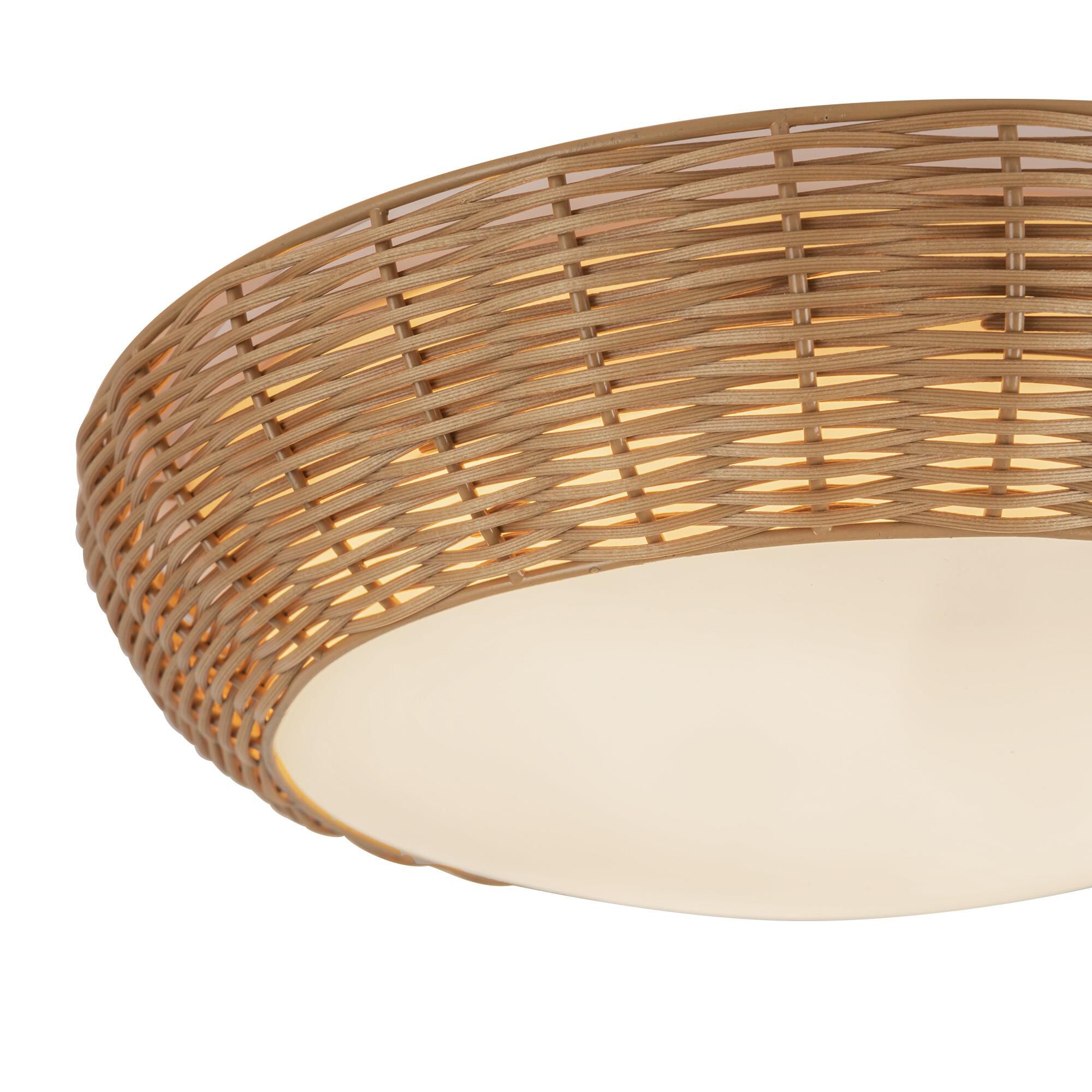 Hae Jung Roe Merida 15 Inch 2 Light Flush Mount,