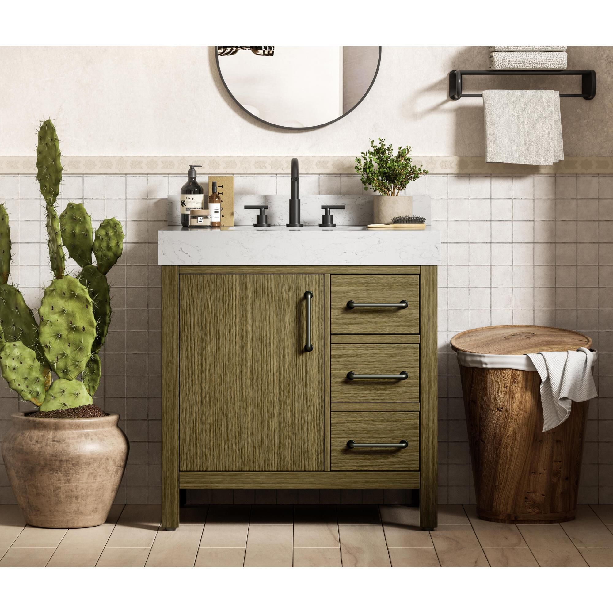 Shown in Chestnut Brown finish