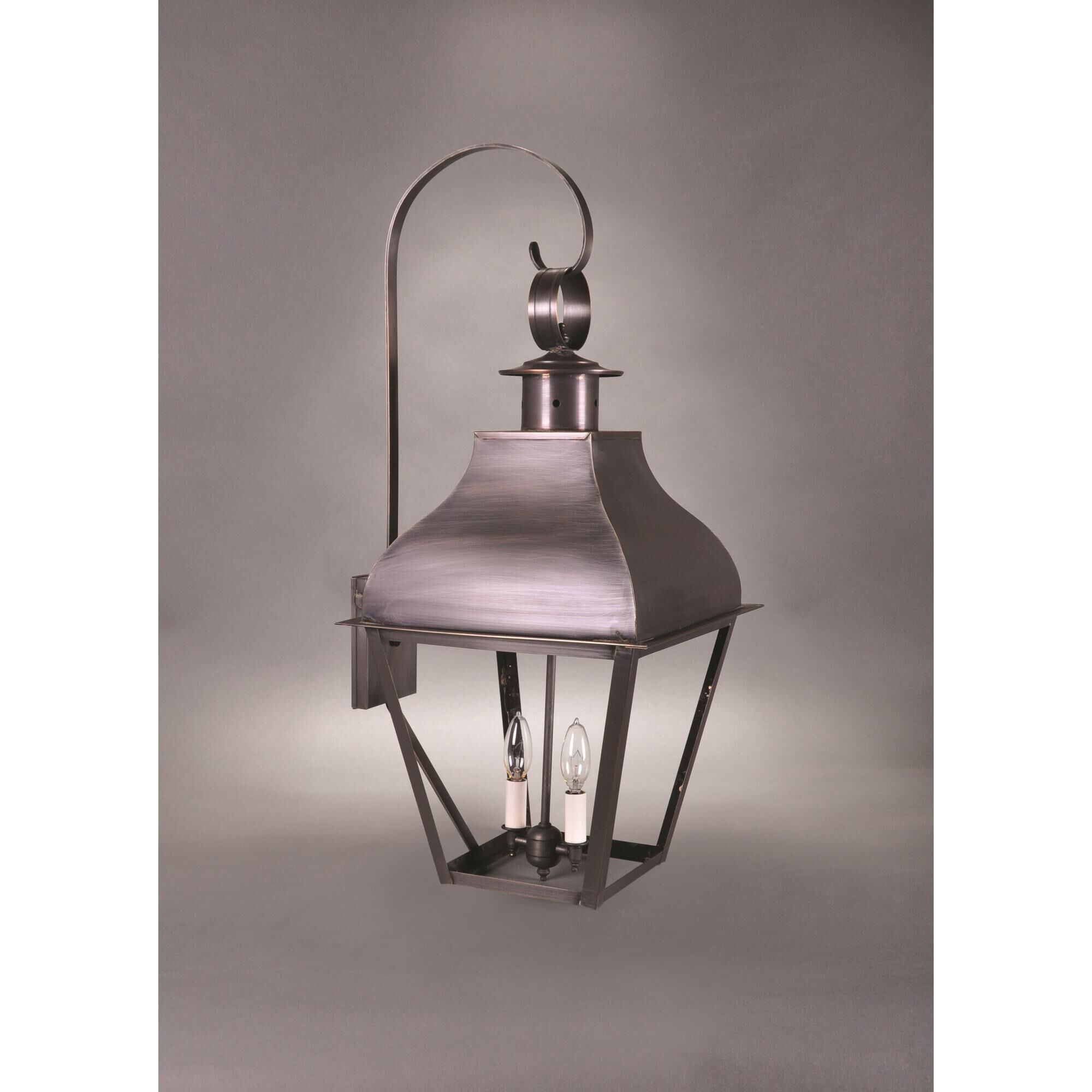 Stanfield 29 Inch Tall 2 Light Outdoor Wall Light by Northeast Lantern