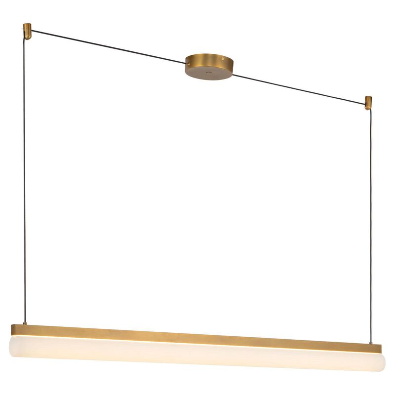 Nio Medium Linear Chandelier by Kuzco