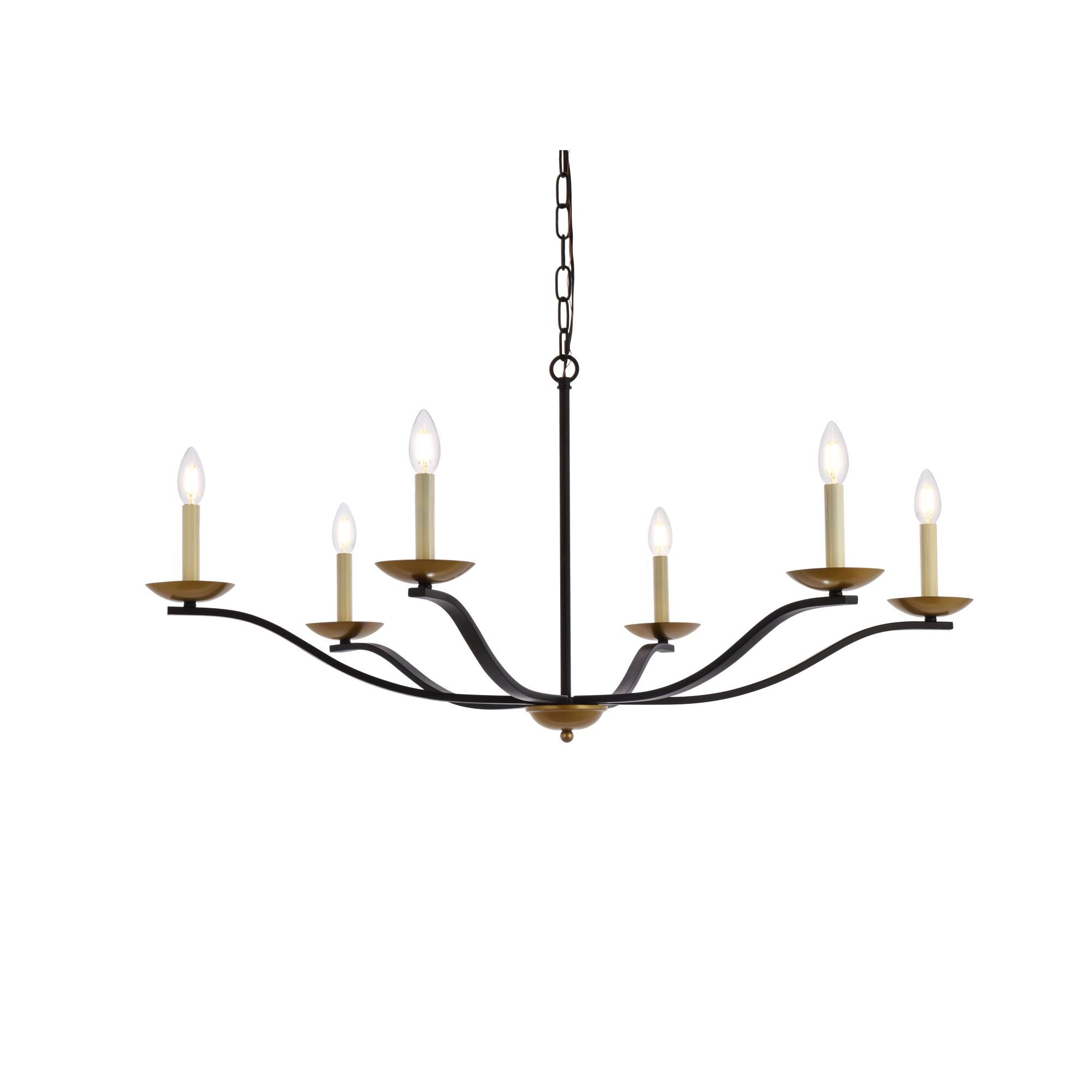 Shown in Black and Brass finish