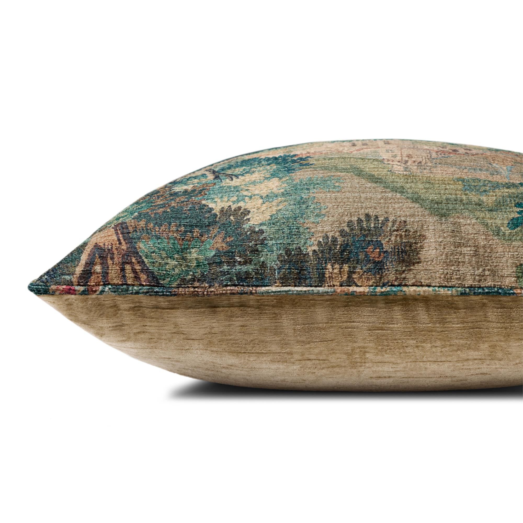 Shown in Green / Multi finish and Cover Only - Pillow Sold Separately accent