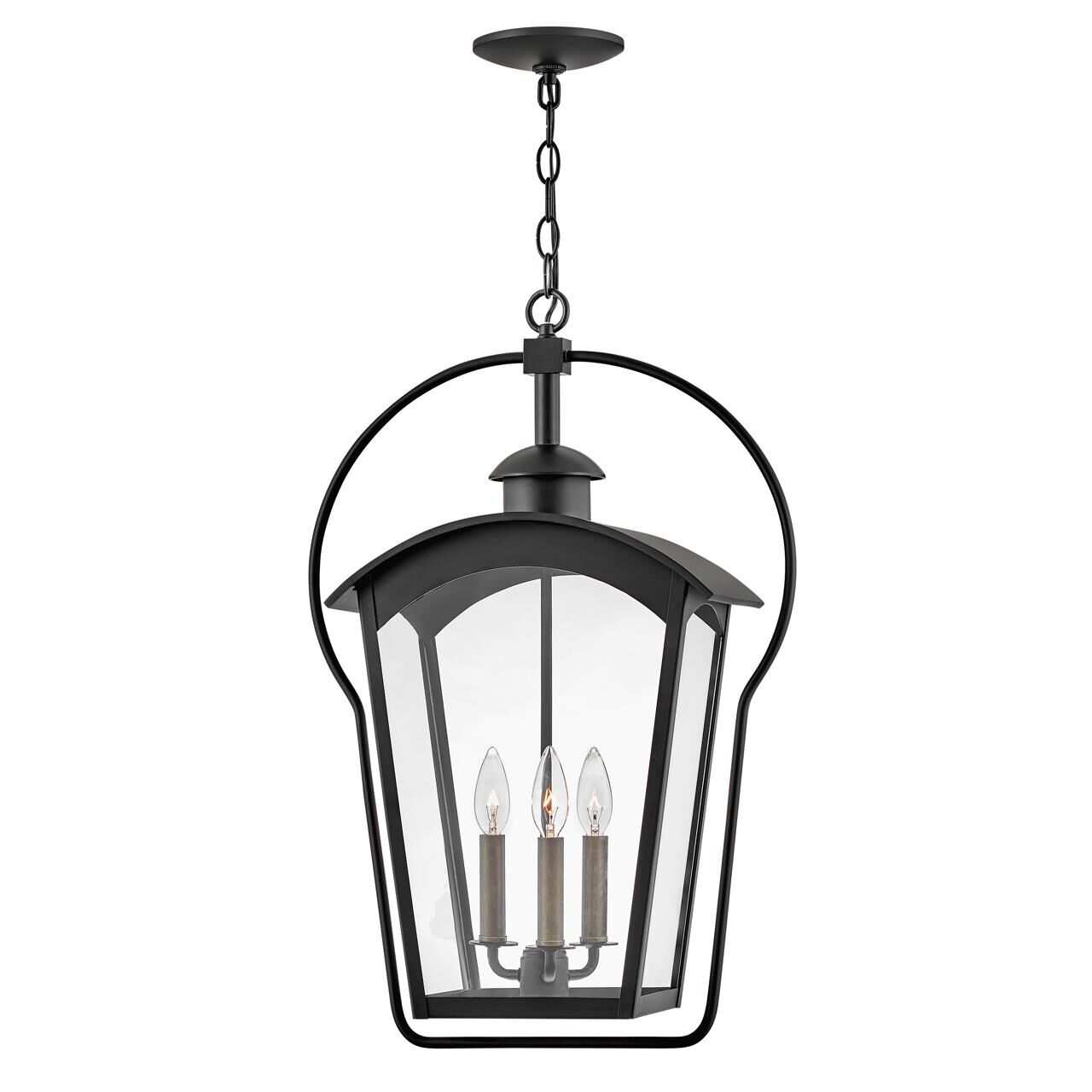 Shown in Black with Burnished Bronze Accents finish and Clear glass