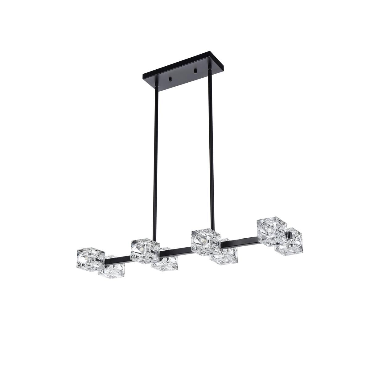 Shown in Black finish and Clear Royal Cut crystal