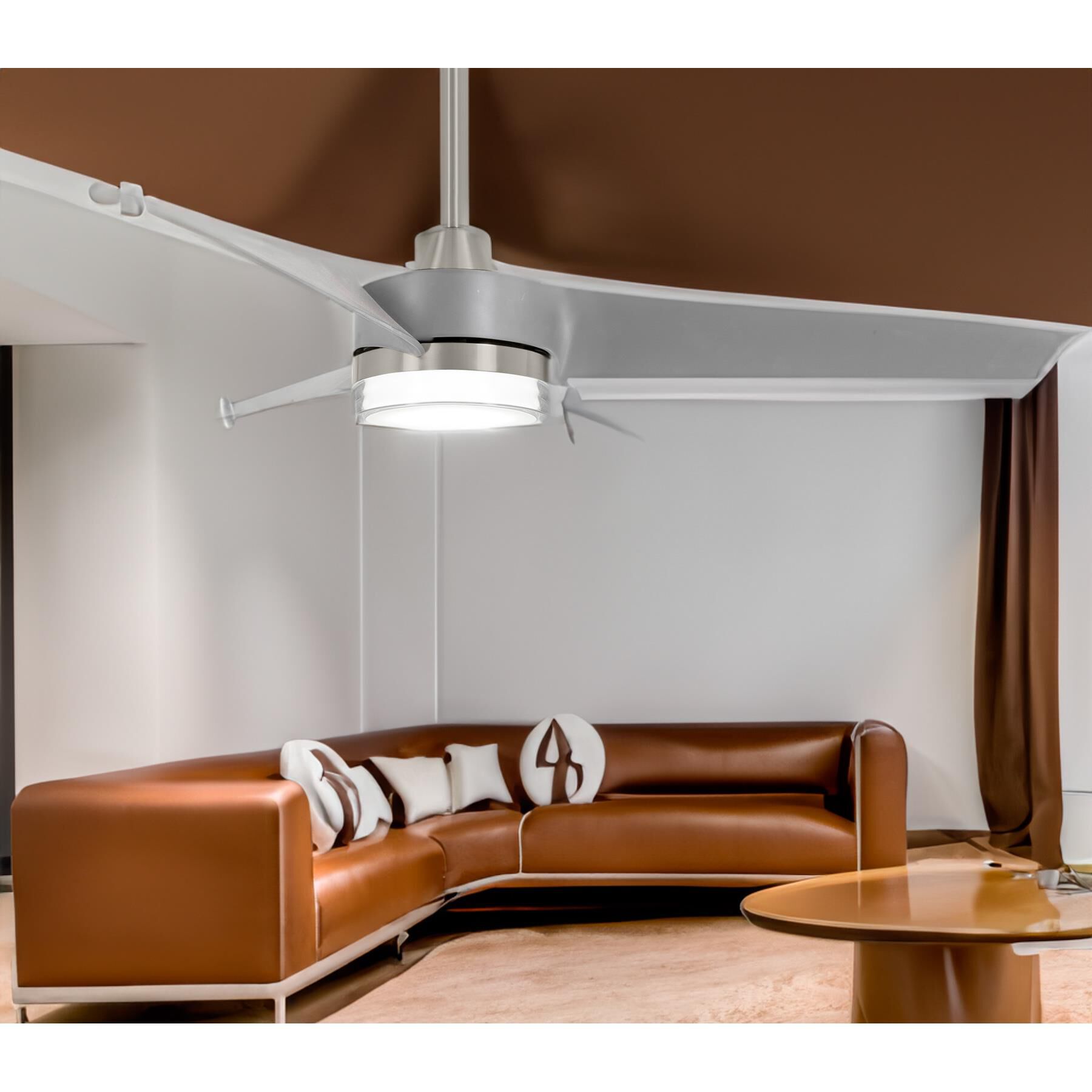 Shown in Brushed Nickel finish