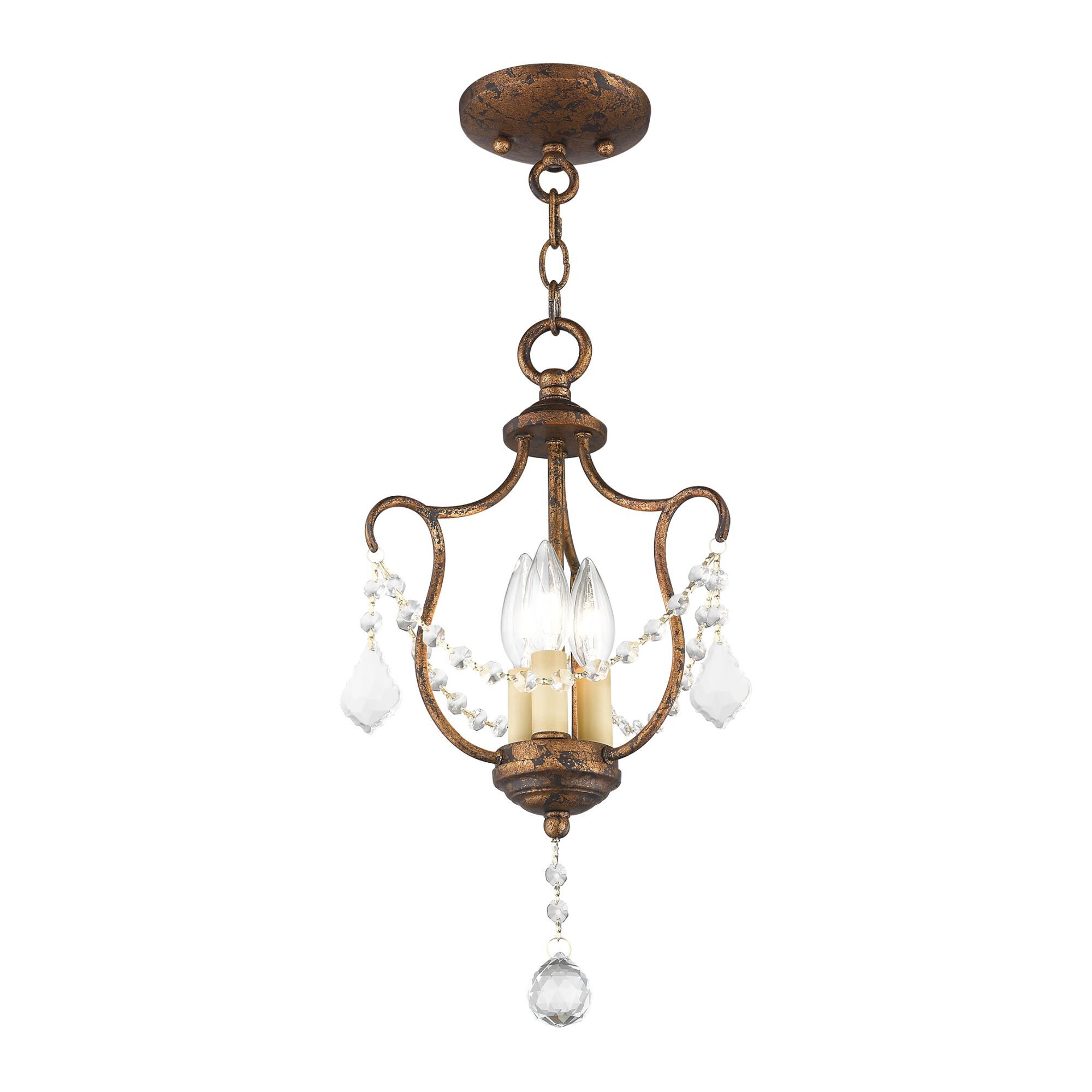 Chesterfield 10 Inch Cage Pendant by Livex Lighting