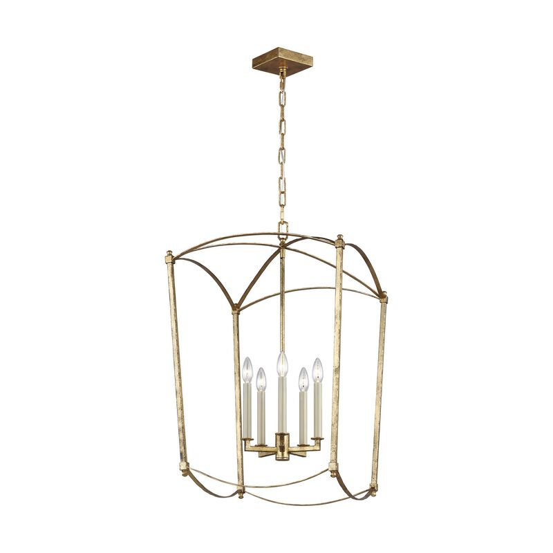 Sean Lavin Thayer 19 Inch 5 Light Mini Chandelier by Visual Comfort Studio Collection