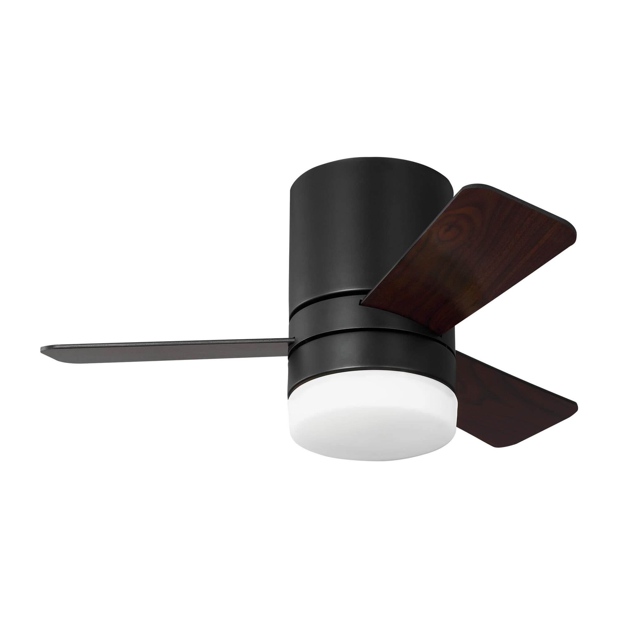 Era Hugger 32 Inch Flush Mount Fan with Light Kit,