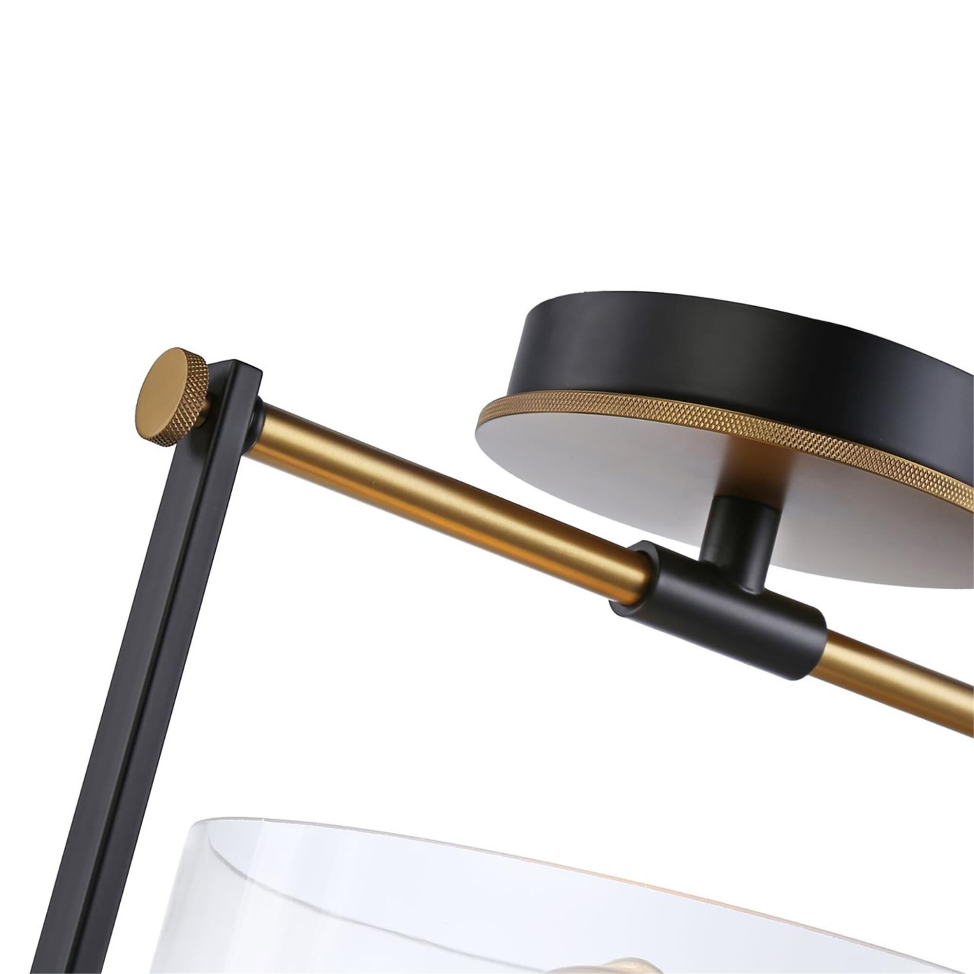 Kevin Kraemer Cheshire 12 Inch 1 Light Semi Flush Mount,
