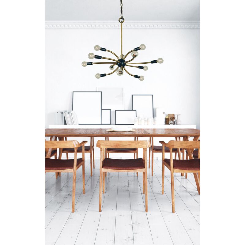 Comet 27 Inch 12 Light Chandelier by Framburg