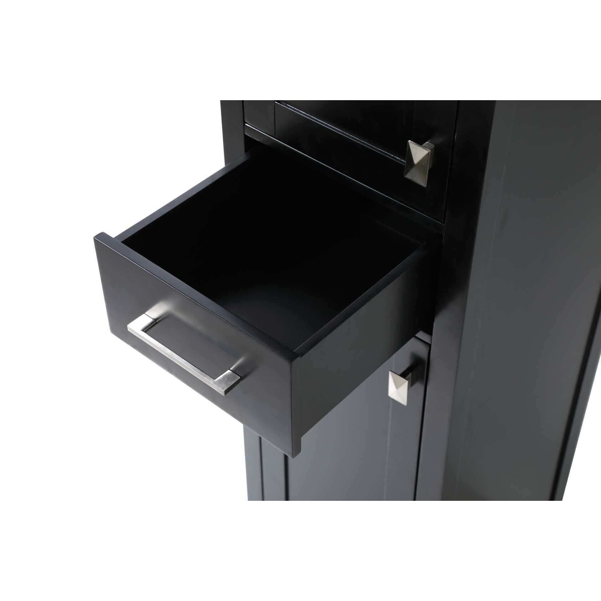 Shown in Black finish