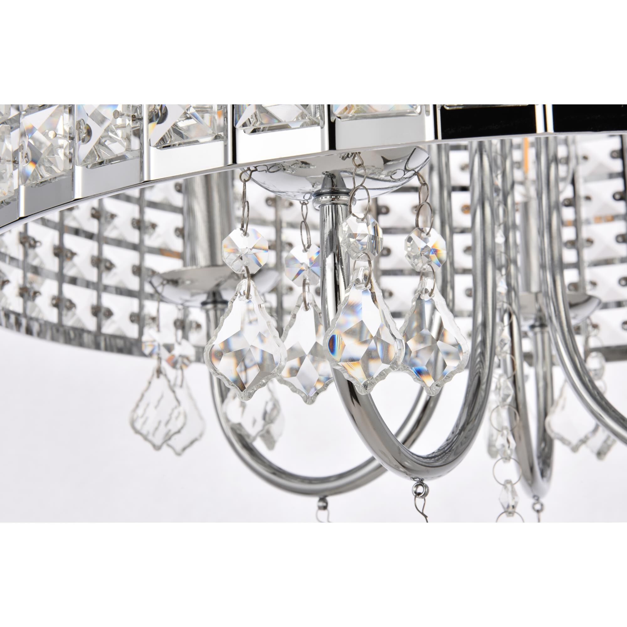 Elise Semi Flush Mount by Elegant Lighting
