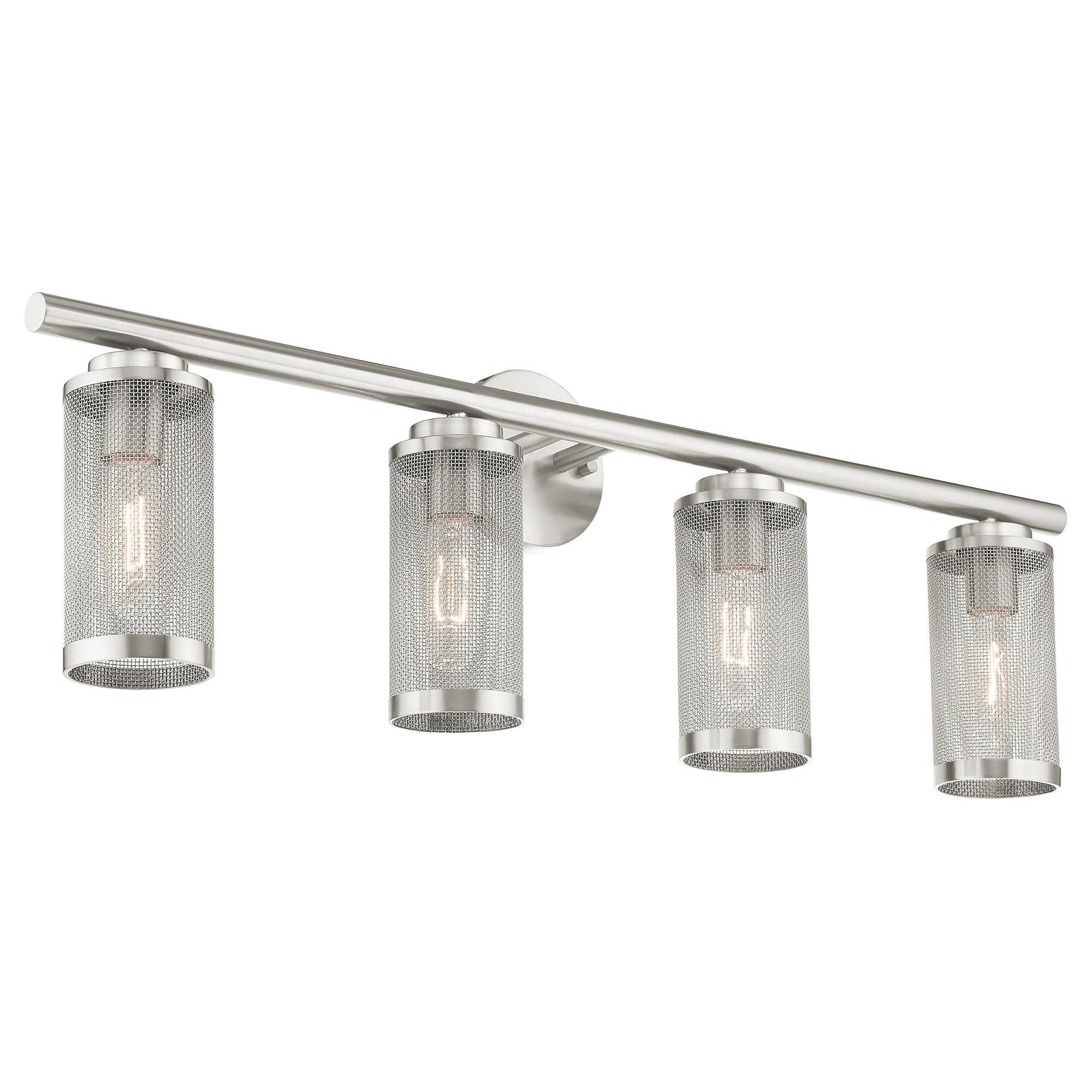 Industro 35 Inch 4 Light Bath Vanity Light by Livex Lighting