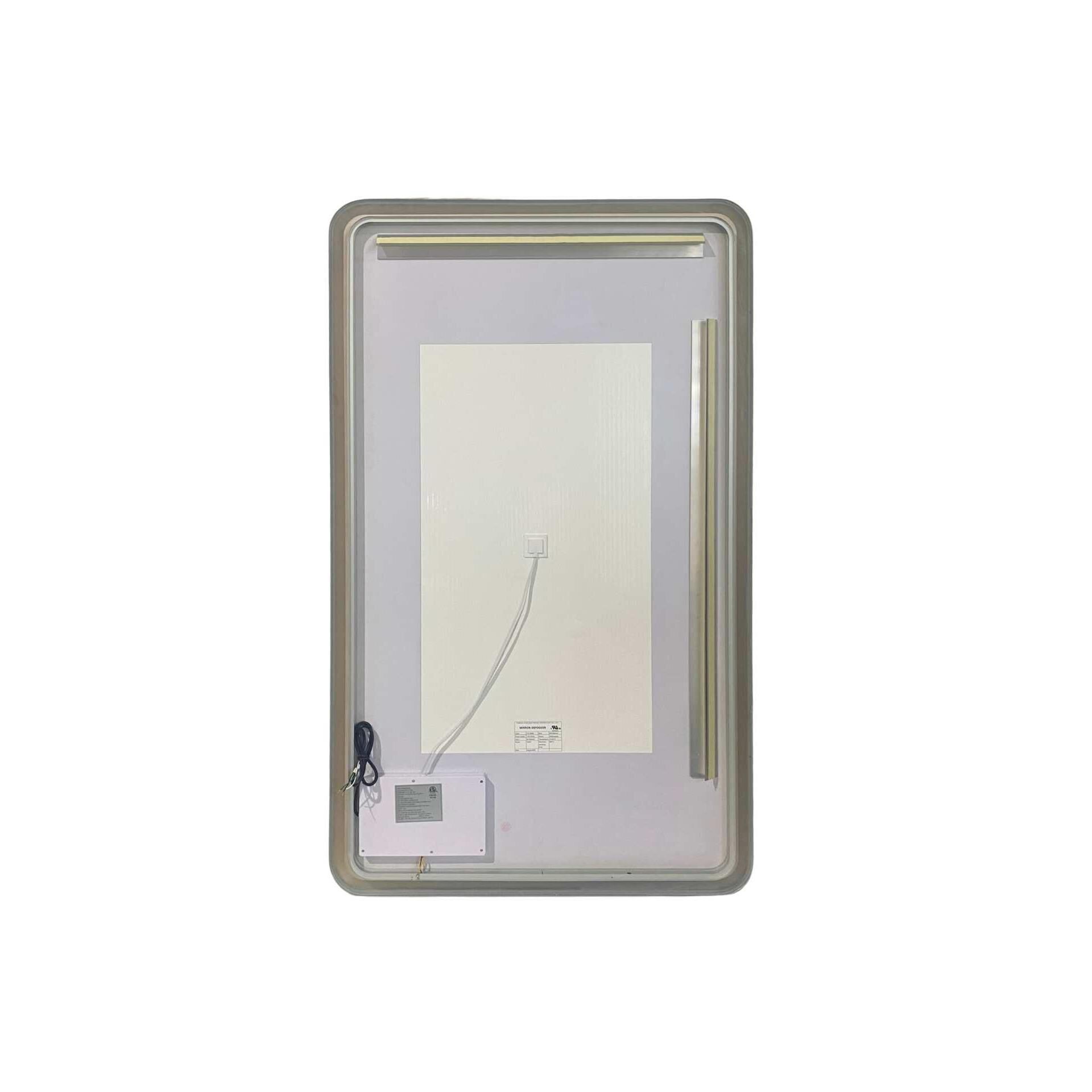 Harmoni 60 Inch Round LED Lighted Mirror by Elegant Decor