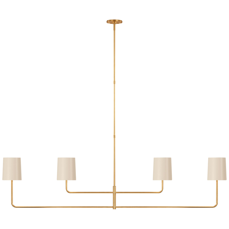 Barbara Barry Go Lightly 70 Inch 4 Light LED Linear Suspension Light by Visual Comfort Signature Collection