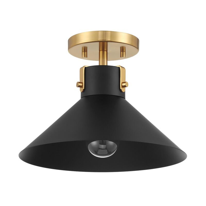 12 Inch Semi Flush Mount by Meridian Lighting