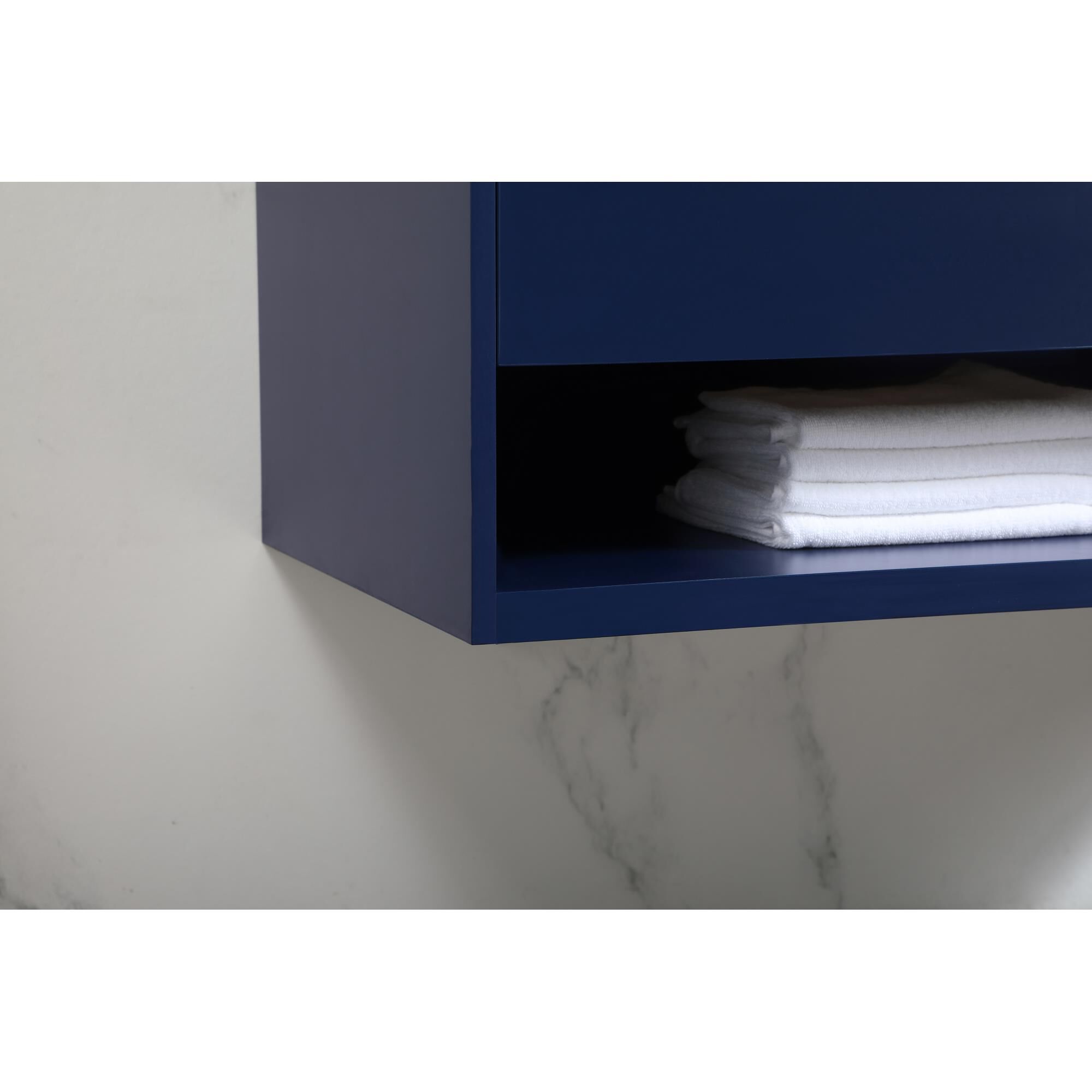 Shown in Blue finish