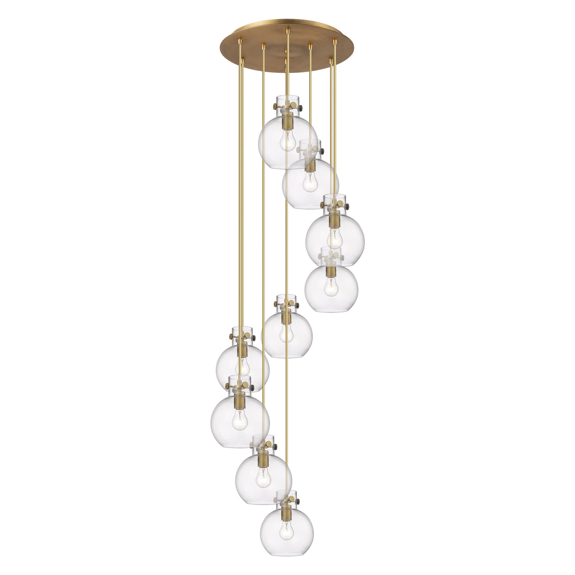 Bruno Marashlian Newton Sphere 22 Inch 9 Light Multi Light Pendant by Innovations Lighting