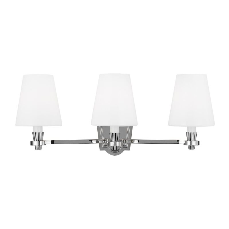 Alexa Hampton Paisley 23 Inch 3 Light Bath Vanity Light by Visual Comfort Studio