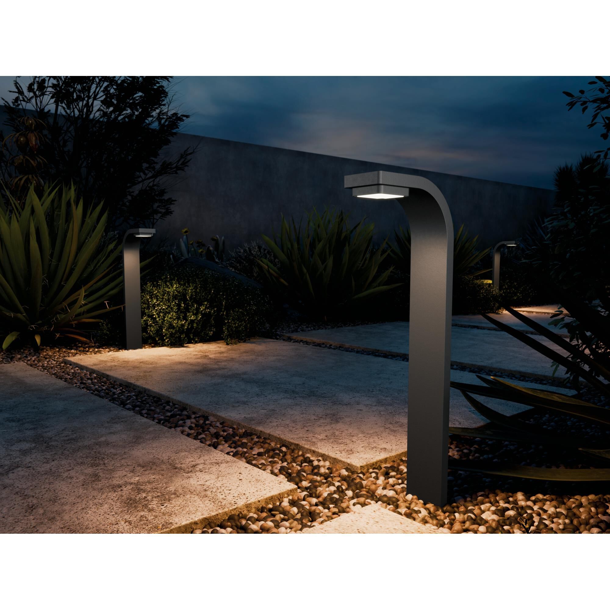 Curved 23 Inch Decorative Pathway Light by Kichler Lighting