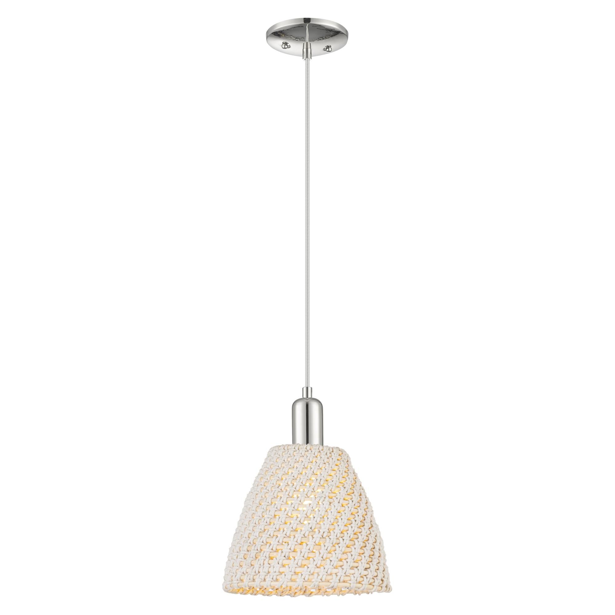 Bruno Marashlian Natural Ballston Dome 9 Inch Mini Pendant by Innovations Lighting