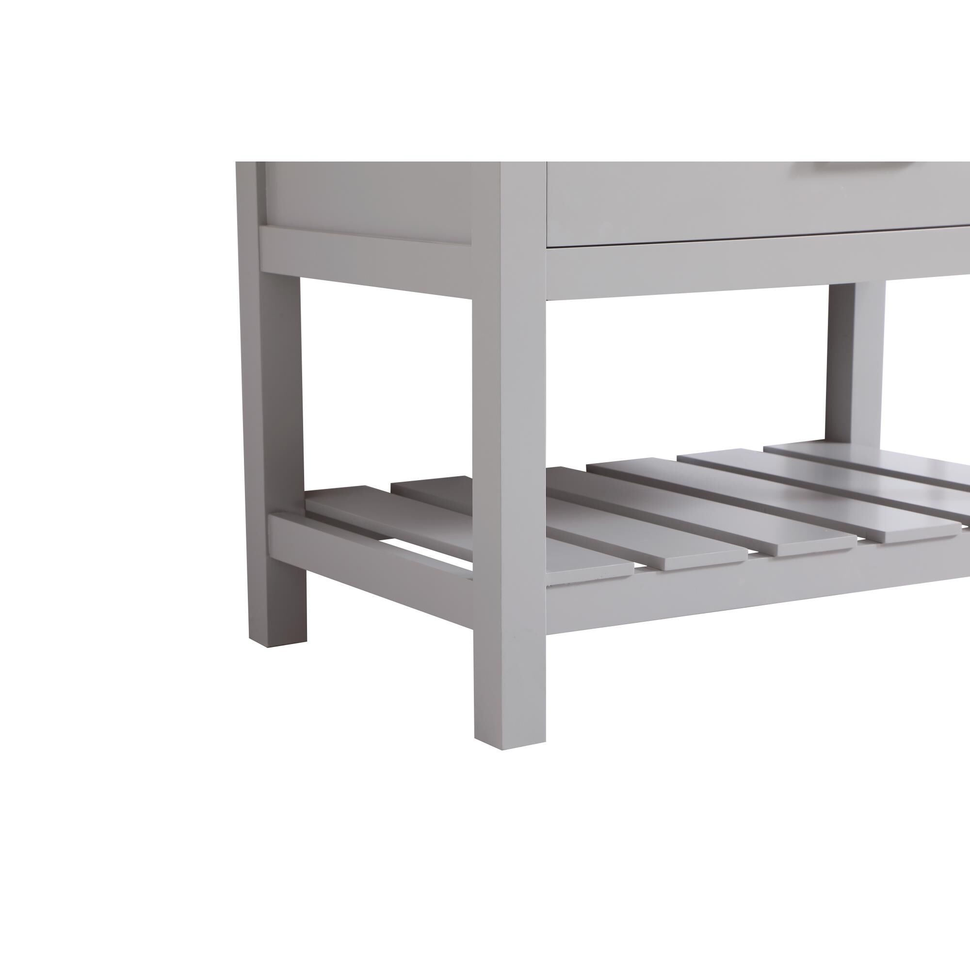 Shown in Grey finish and With Backsplash accent