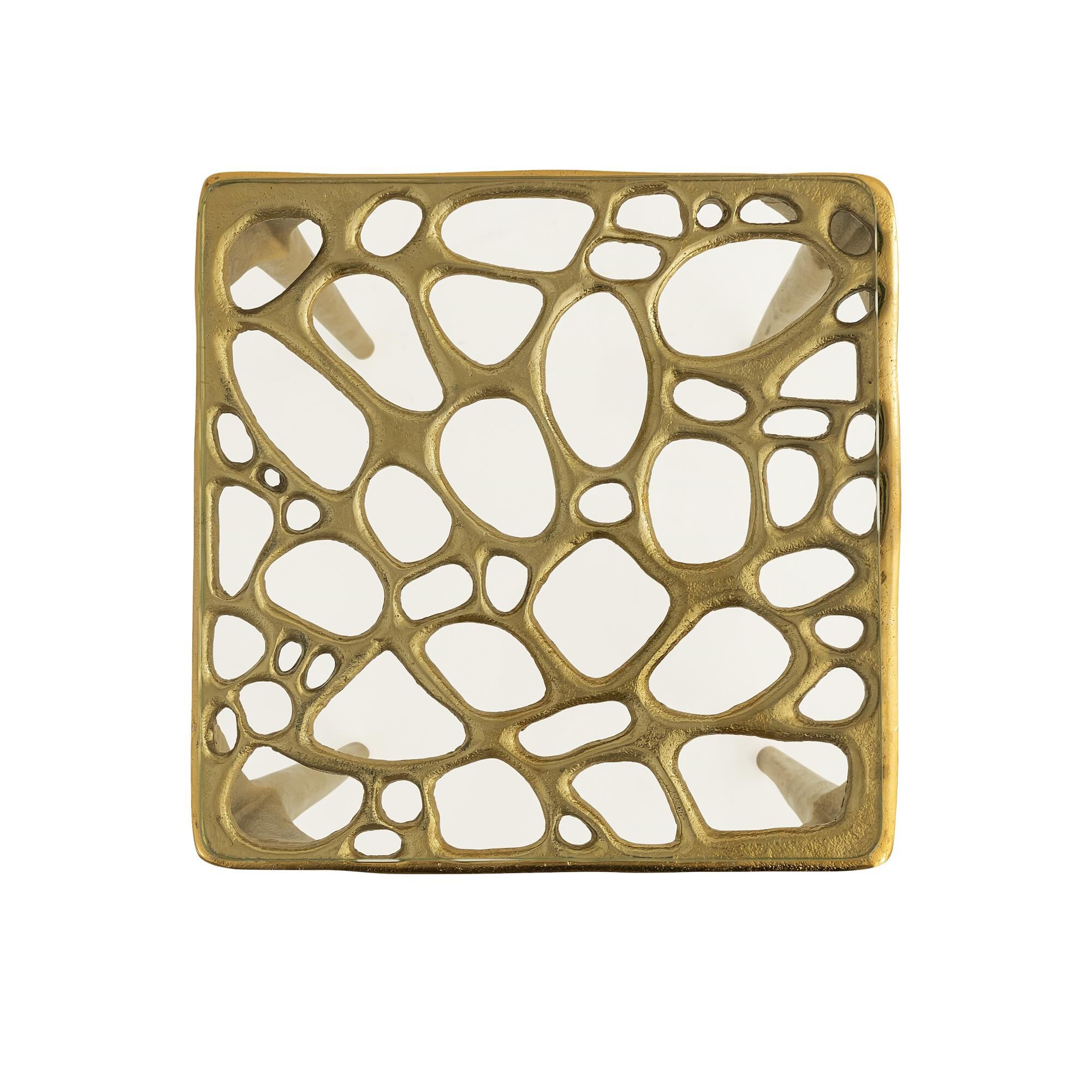 Honeycomb 12 Inch Accent Table by Currey and Company