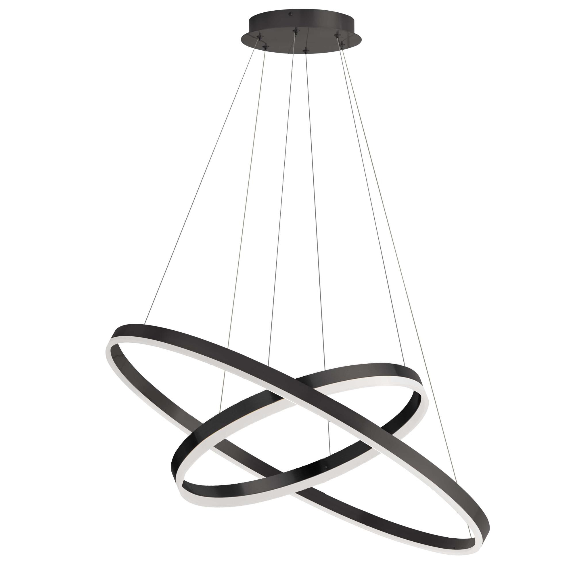 Circulo 29 Inch 2 Light LED Chandelier by Dainolite