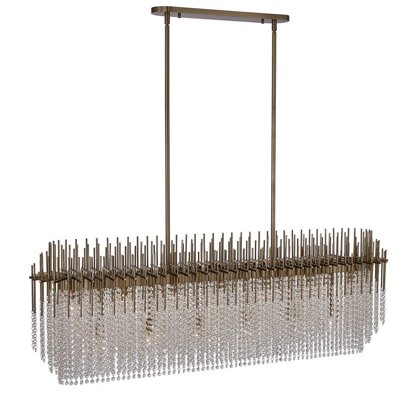 Estrella Large Linear Chandelier by Allegri