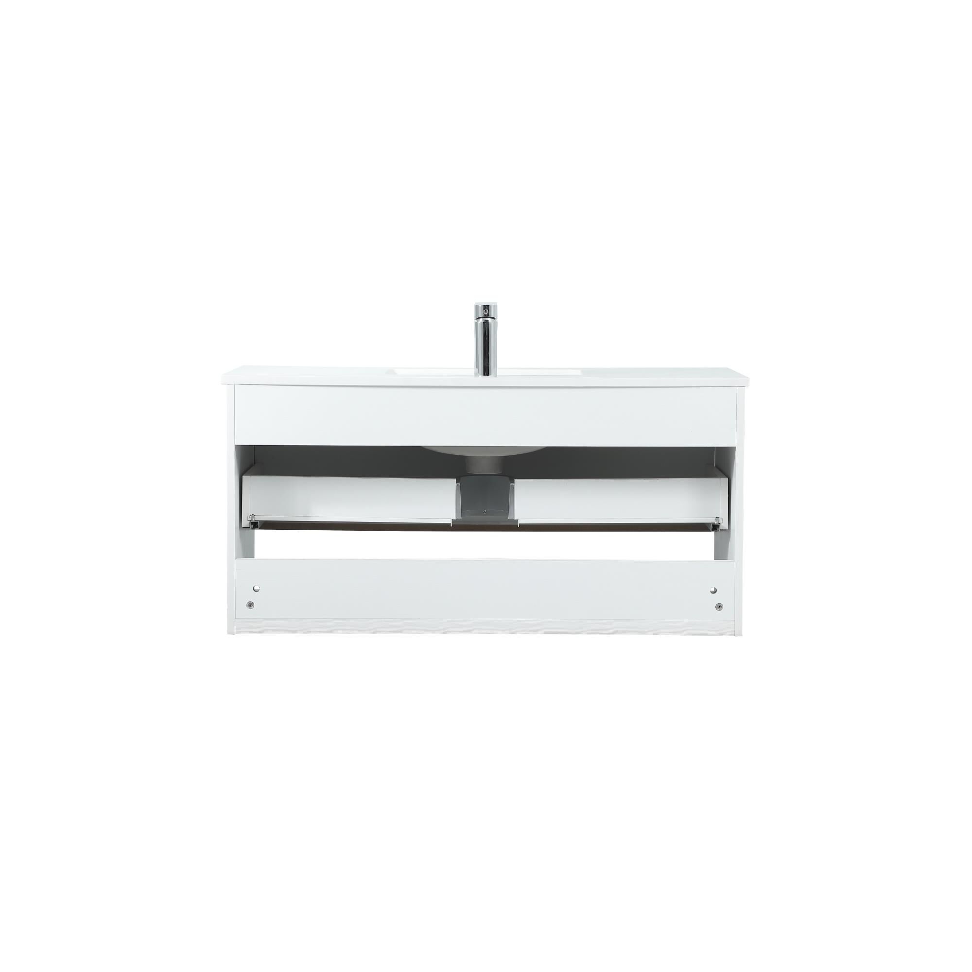 Shown in White finish